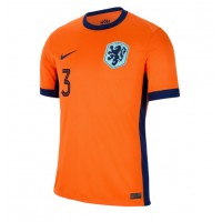 Niederlande Matthijs de Ligt #3 Fußballbekleidung Heimtrikot EM 2024 Kurzarm